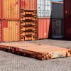 20 Fuß Gebraucht Flat-Rack-Container