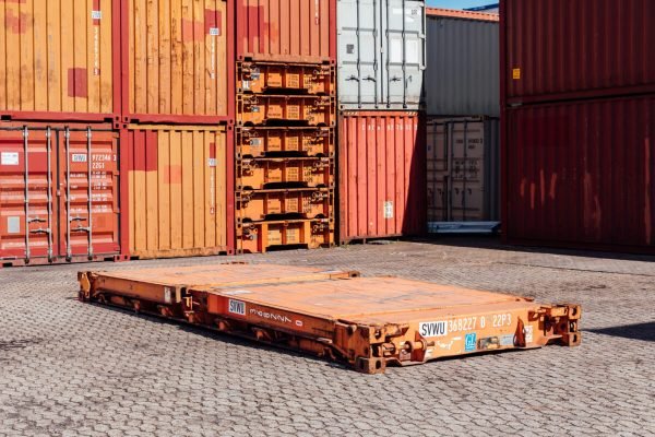 20 Fuß Gebraucht Flat-Rack-Container