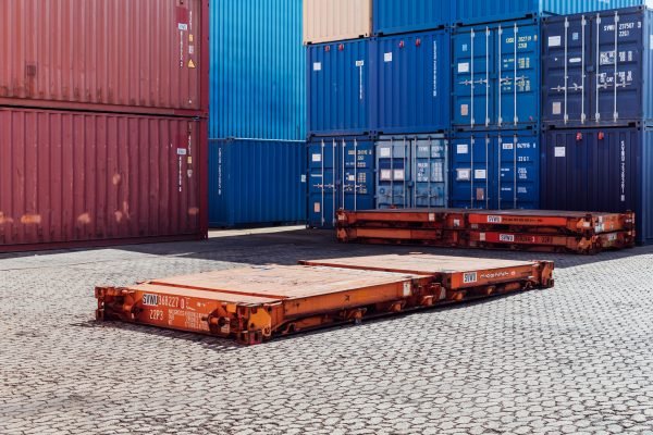 20 Fuß Gebraucht Flat-Rack-Container