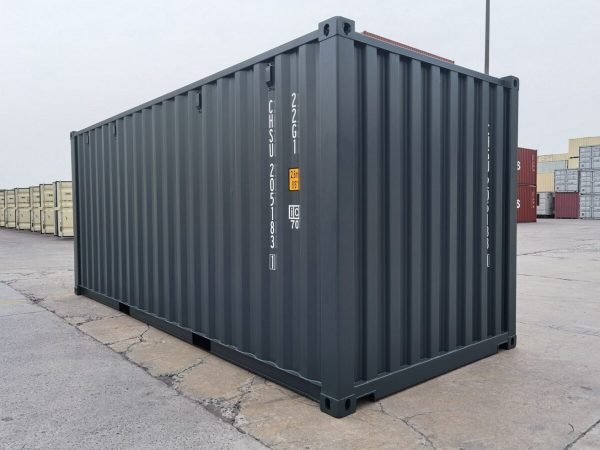 20ft-shipping-container-new-grey-corner-left-back-1200x900 20 Fuß Neu Hard-Top Container