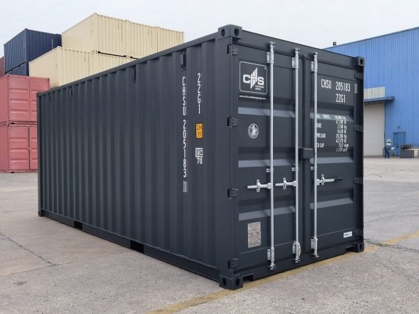 20ft-shipping-container-new-grey-corner-left-front-1200x900 20 Fuß Neu Hard-Top Container