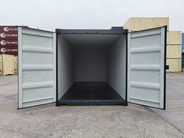 20ft-shipping-container-new-grey-front-open-1200x900 20 Fuß Neu Hard-Top Container
