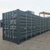 40ft-high-cube-open-side-shipping-container-new-grey-corner-right 40 Fuß Neu High-Cube Seitentür-Container