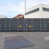 40ft-high-cube-open-side-shipping-container-new-grey-side-door 40 Fuß Neu High-Cube Seitentür-Container