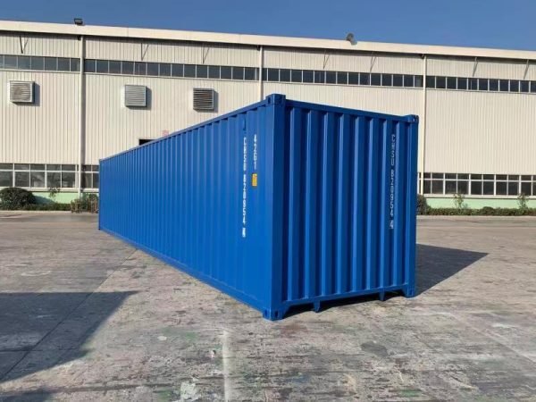 40ft-shipping-container-dry-van-blue-new-corner-left-back 40 Fuß Neu Hard-Top-Container