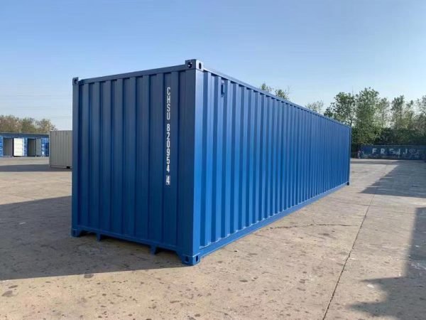 40ft-shipping-container-dry-van-blue-new-corner-right-back 40 Fuß Neu Hard-Top-Container