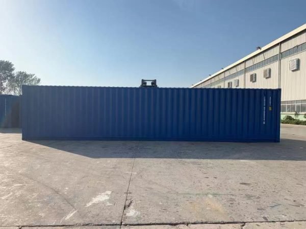 40ft-shipping-container-dry-van-blue-new-side-right 40 Fuß Neu Hard-Top-Container