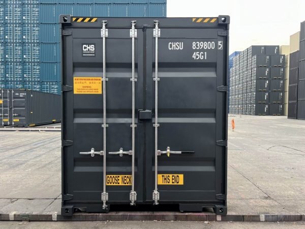 40ft-shipping-container-high-cube-double-door-new-grey-back--1200x900 40 Fuß Neu High-Cube Double-Door Container