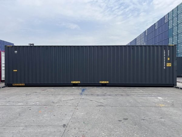 40ft-shipping-container-high-cube-double-door-new-grey-side-right-1200x900 40 Fuß Neu High-Cube Double-Door Container
