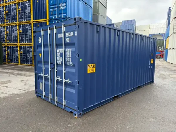 20 Fuss Container mit Doppeltür