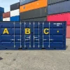 20 Fuss Container mit offener Seite und Auffangwanne
