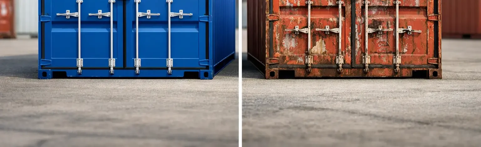 Container neu oder gebraucht kaufen?